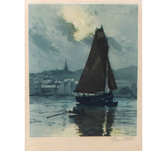 Marine le soir by Pierre Vidal