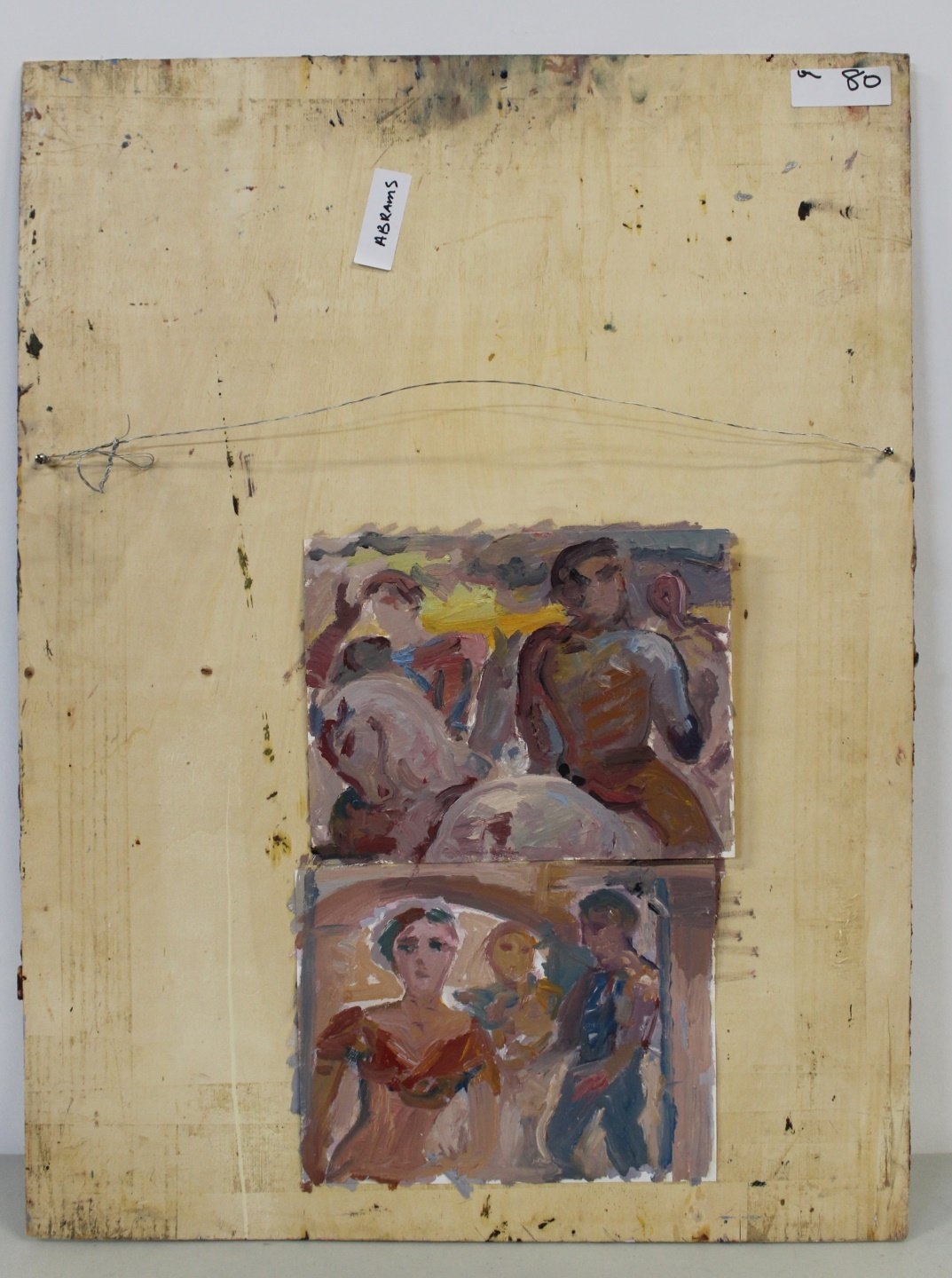 Artwork by Pasquale Monaco, B, Made of Oil on Board