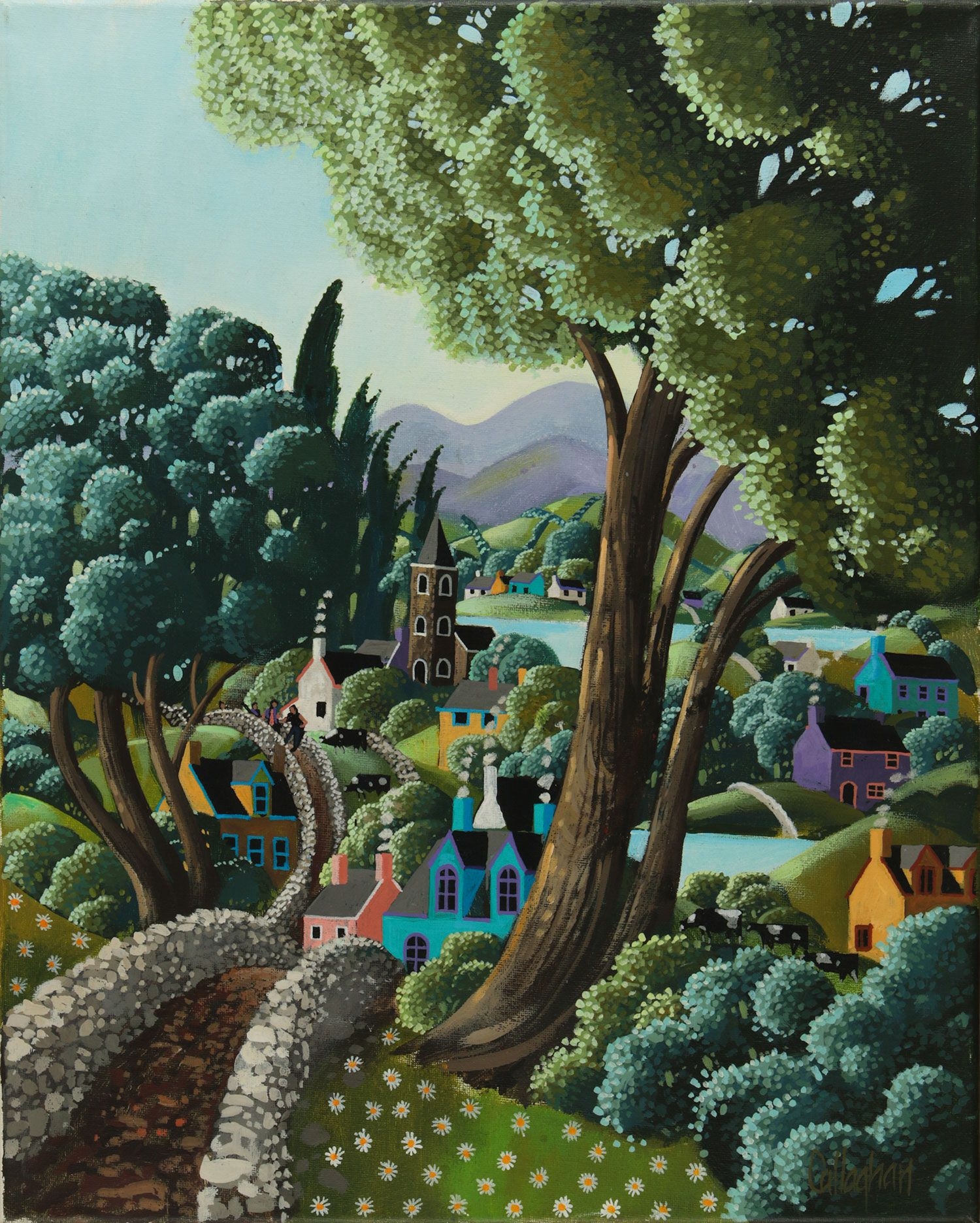 George Callaghan | PATH TO THE VILLAGE | MutualArt