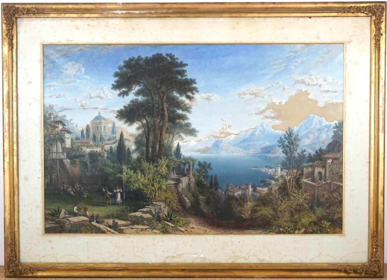 Artwork by John Bell, Laggo Magiore