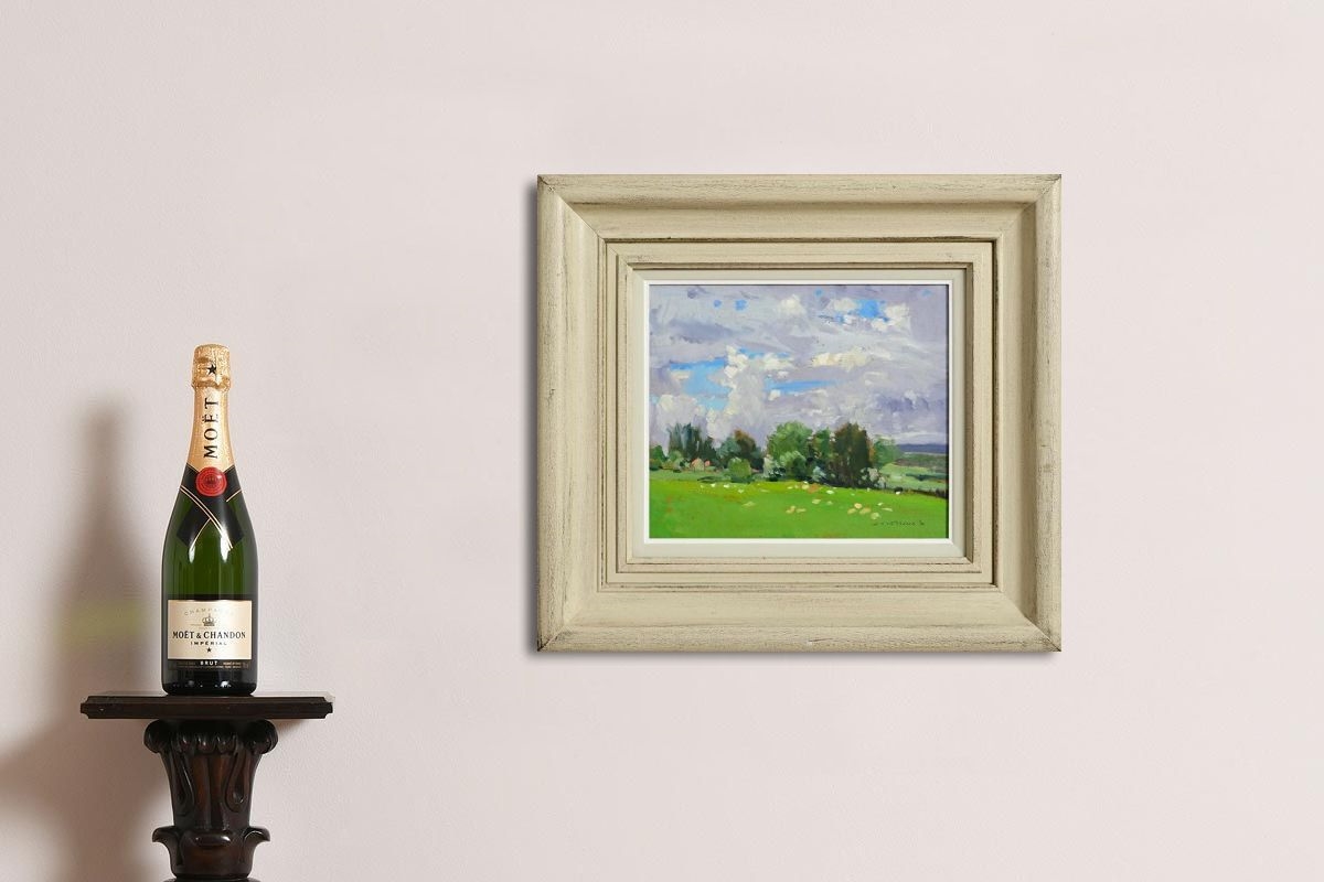 Artwork by Walter Verling, Western Landscape (1998, Made of oil on board