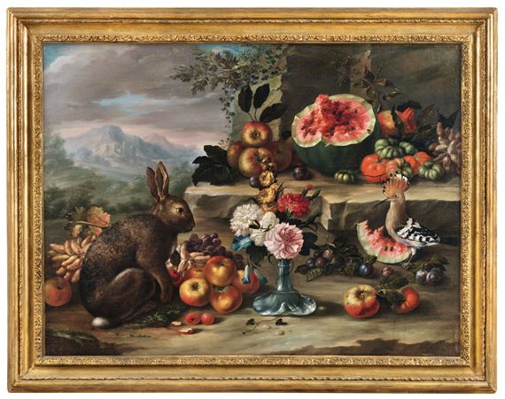Giovanni Stanchi | A watermelon (Circa 1643) | MutualArt