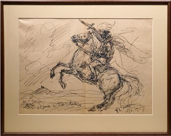 Rytíř na koni - Frantisek Roman Dragoun