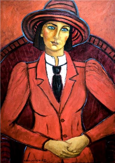 Such a red-loving one by Krystyna Ruminkiewicz, 2025