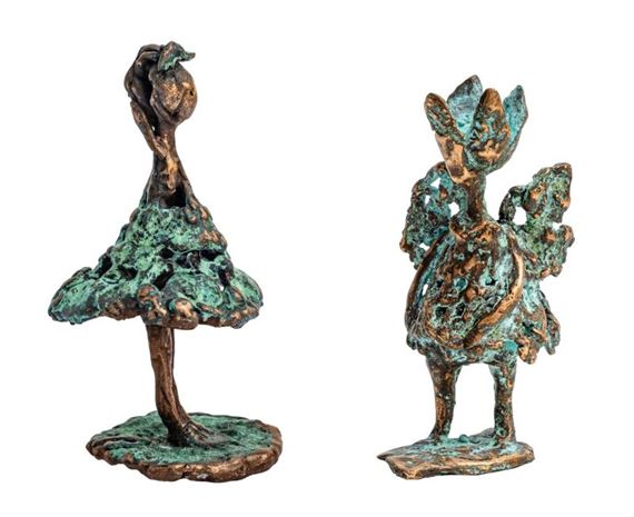 Dancer with a Spring Angel - Jadwiga Bardyszewska