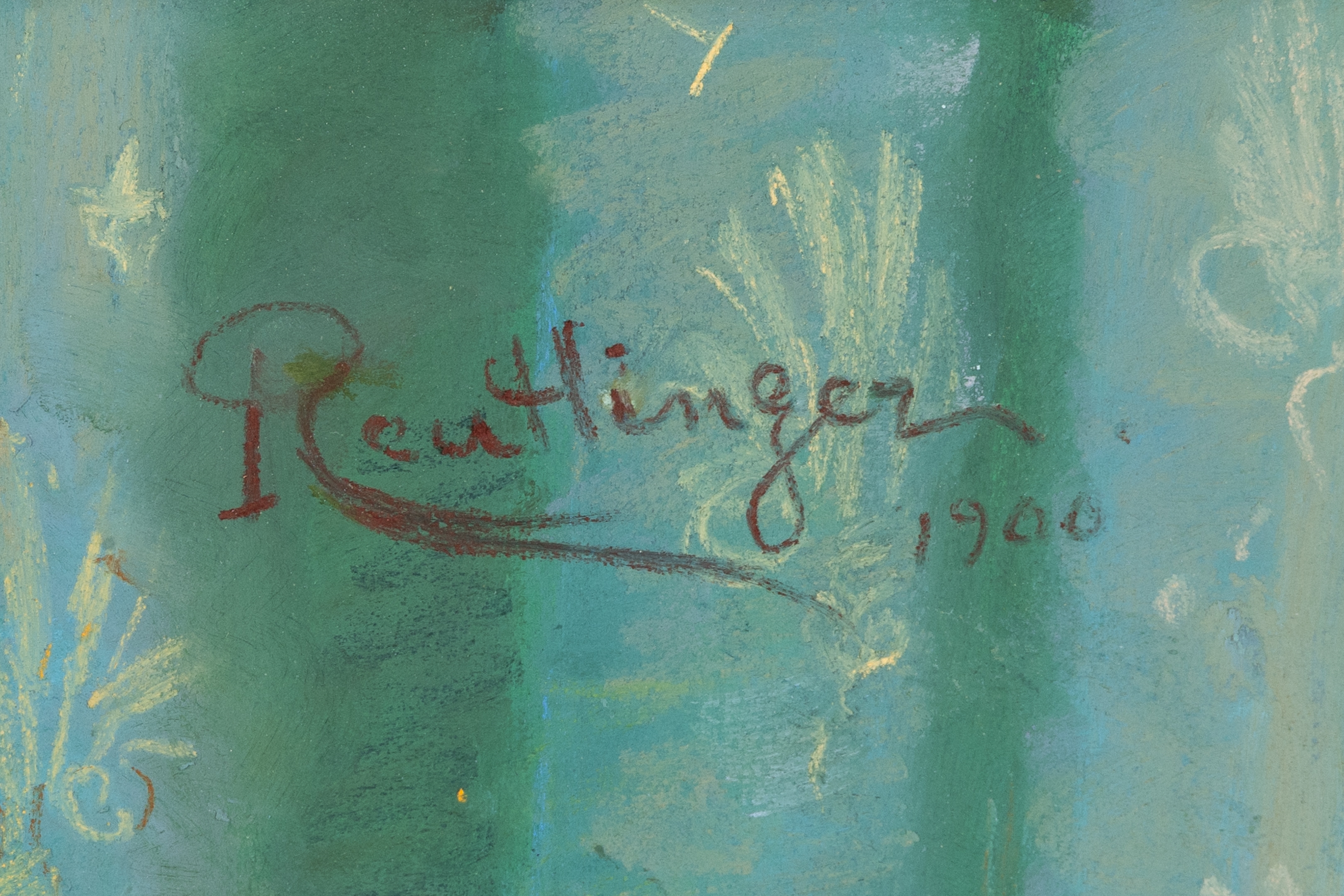 Artwork by Jakob Heinrich Reutlinger, Jakob Heinrich Reutlinger (1802-1868) (Attr.) 'Die kleine Königin' (dated 1900?) (L:65 x H:80 cm, Made of Pastel on canvas