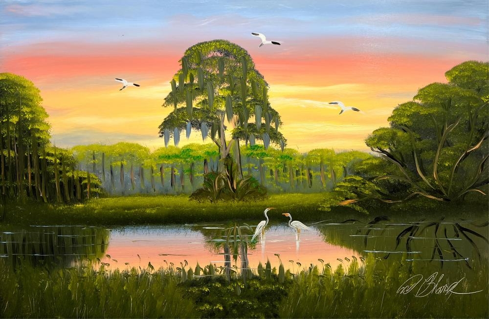 Florida Highwaymen | AL BLACK FLORIDA HIGHWAYMEN DAYBREAK ON THE MARSH ...