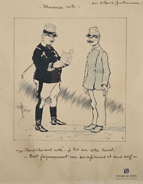 Albert Guillaume | Bad note | MutualArt