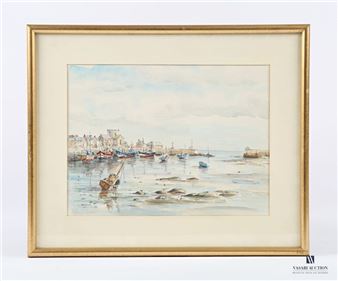 The port of Barfleur - Jean-Claude Quinette