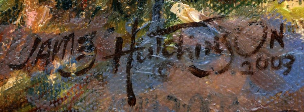 Artwork by James Frederick Hutchinson, JAMES HUTCHINSON FLORIDA ARTIST BOAT SHEDS, Made of Oil on Canvas