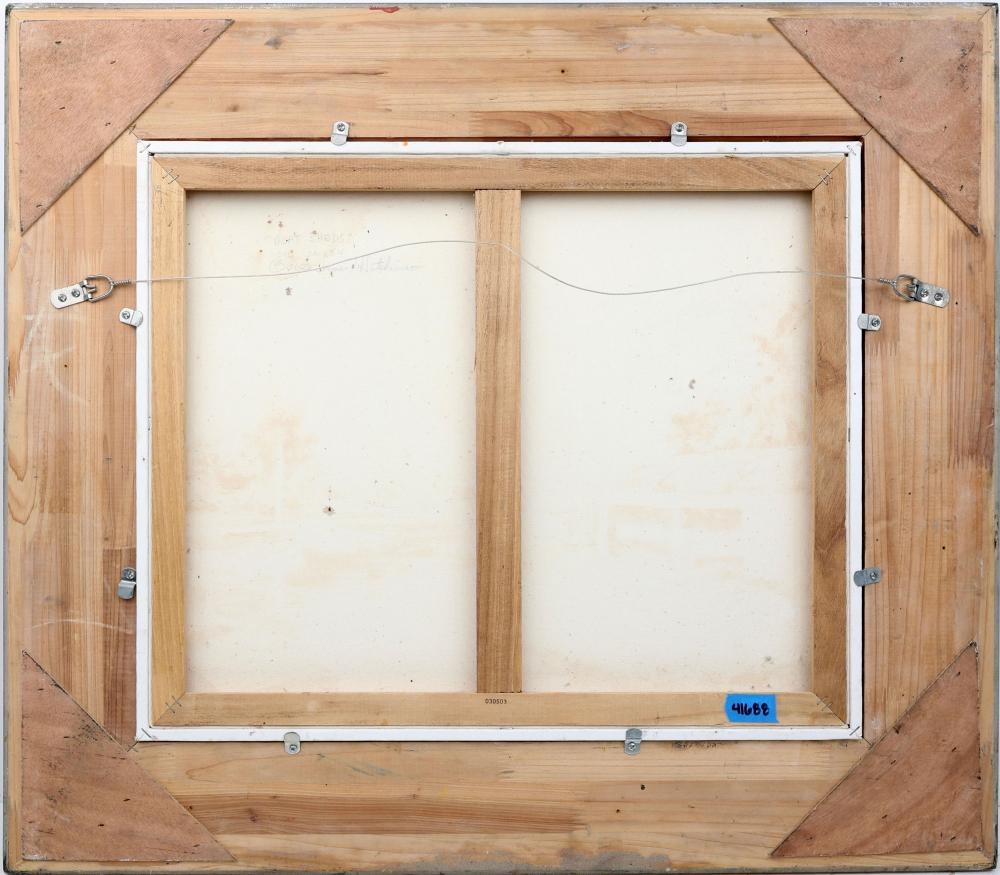 Artwork by James Frederick Hutchinson, JAMES HUTCHINSON FLORIDA ARTIST BOAT SHEDS, Made of Oil on Canvas