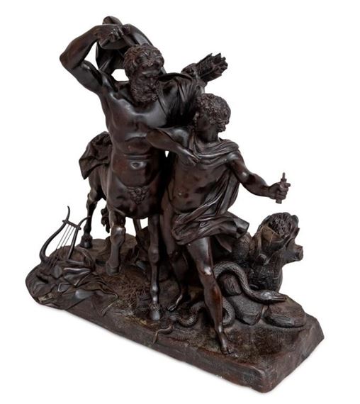 François Rude | Francois Rude The Education of Achilles Bronze (Late ...