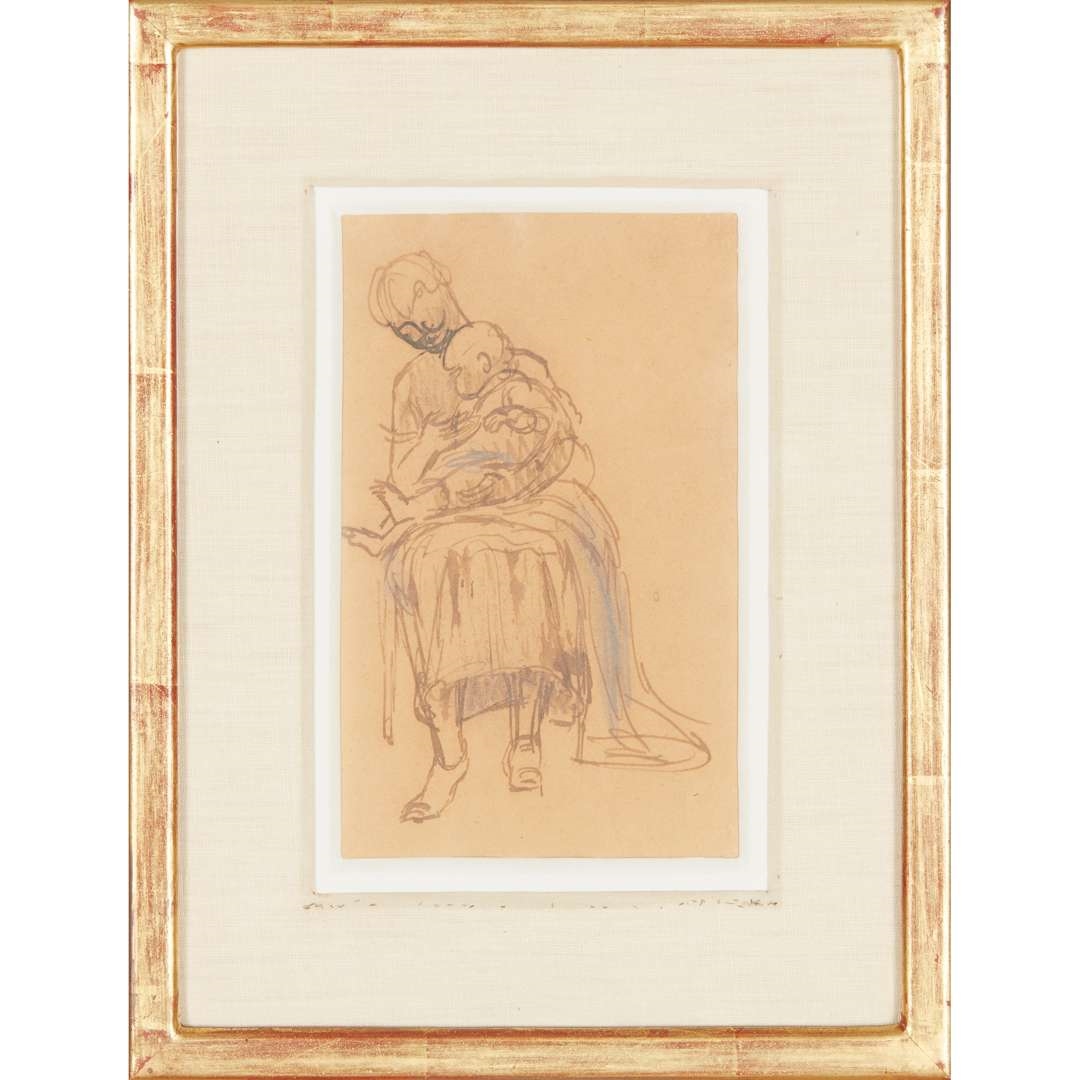 Henry Moore | MOTHER AND CHILD | MutualArt