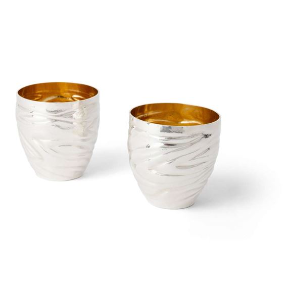 PAIR OF 'WATER' BEAKERS, 2009 by Miriam Hanid, 2009