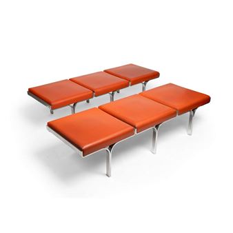 PAIR OF 'LINK' BENCHES, DESIGNED 1961 - John Behringer