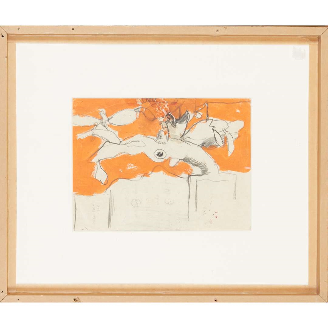 Graham Sutherland | CABIN PALM / CACTUS (DOUBLE-SIDED DRAWING), 1948 ...
