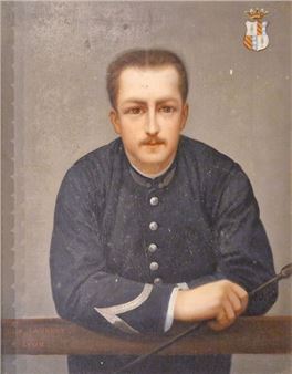 Count Jean de Blou, non-commissioned officer in the 13th Dragoon at Saumur, Lyon - Elie Joseph Laurent