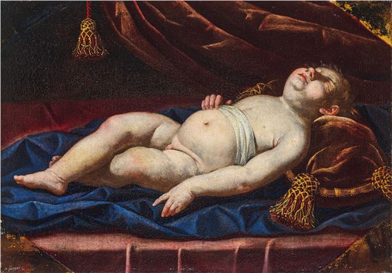 The sleeping Christ Child by Artemisia Gentileschi