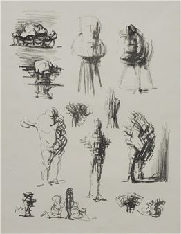 Sculptural Sketches, 1966 - Oliffe Richmond
