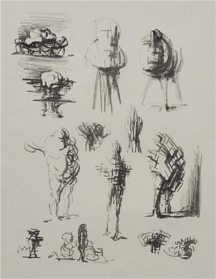 Sculptural Sketches, 1966 - Oliffe Richmond