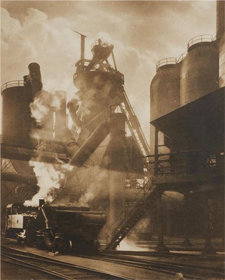 Steam and Sunshine, Bromide, 1935 - Harold Cazneaux