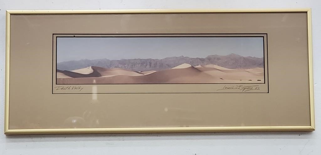 Artwork by Louis P. Spear, Louis P. Spear "Death Valley" photograph, Made of photograph