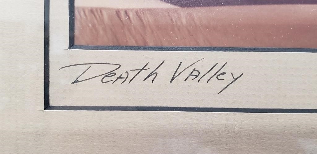 Artwork by Louis P. Spear, Louis P. Spear "Death Valley" photograph, Made of photograph