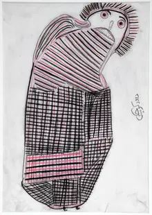 Figure In Plaid. - Davood Koochaki