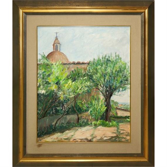 Landscape with trees