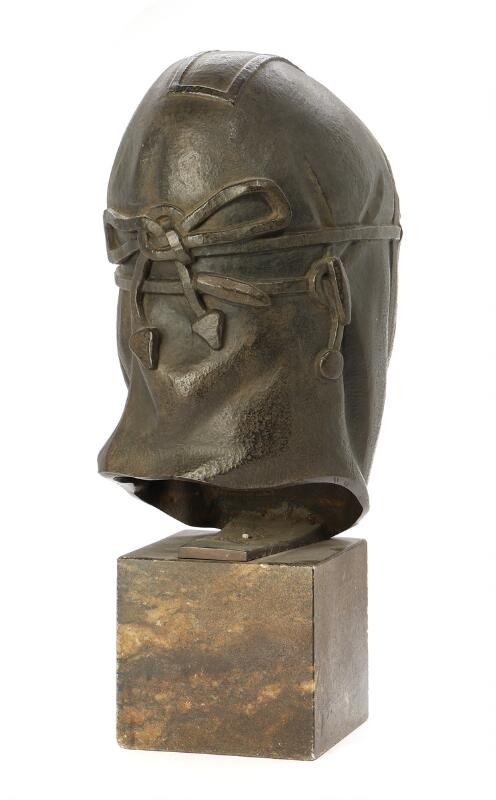 Svend Rathsack | A patinated bronze head of an Inuit | MutualArt