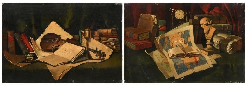 Maximilian Aurel Reinitz Rasko | PAIR OF RASKO STILL LIFE PAINTINGS ...