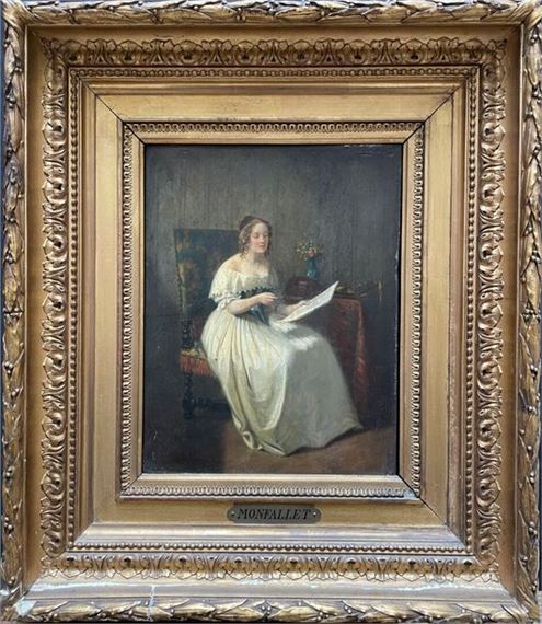 Adolphe MONFALLET (1815-1900)
Singing rehearsal
Panel.
24.5 x 18.5 cm - Adolphe Francois Monfallet