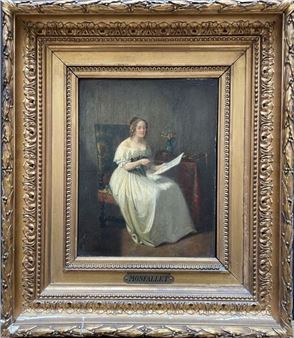 Adolphe MONFALLET (1815-1900)
Singing rehearsal
Panel.
24.5 x 18.5 cm - Adolphe Francois Monfallet