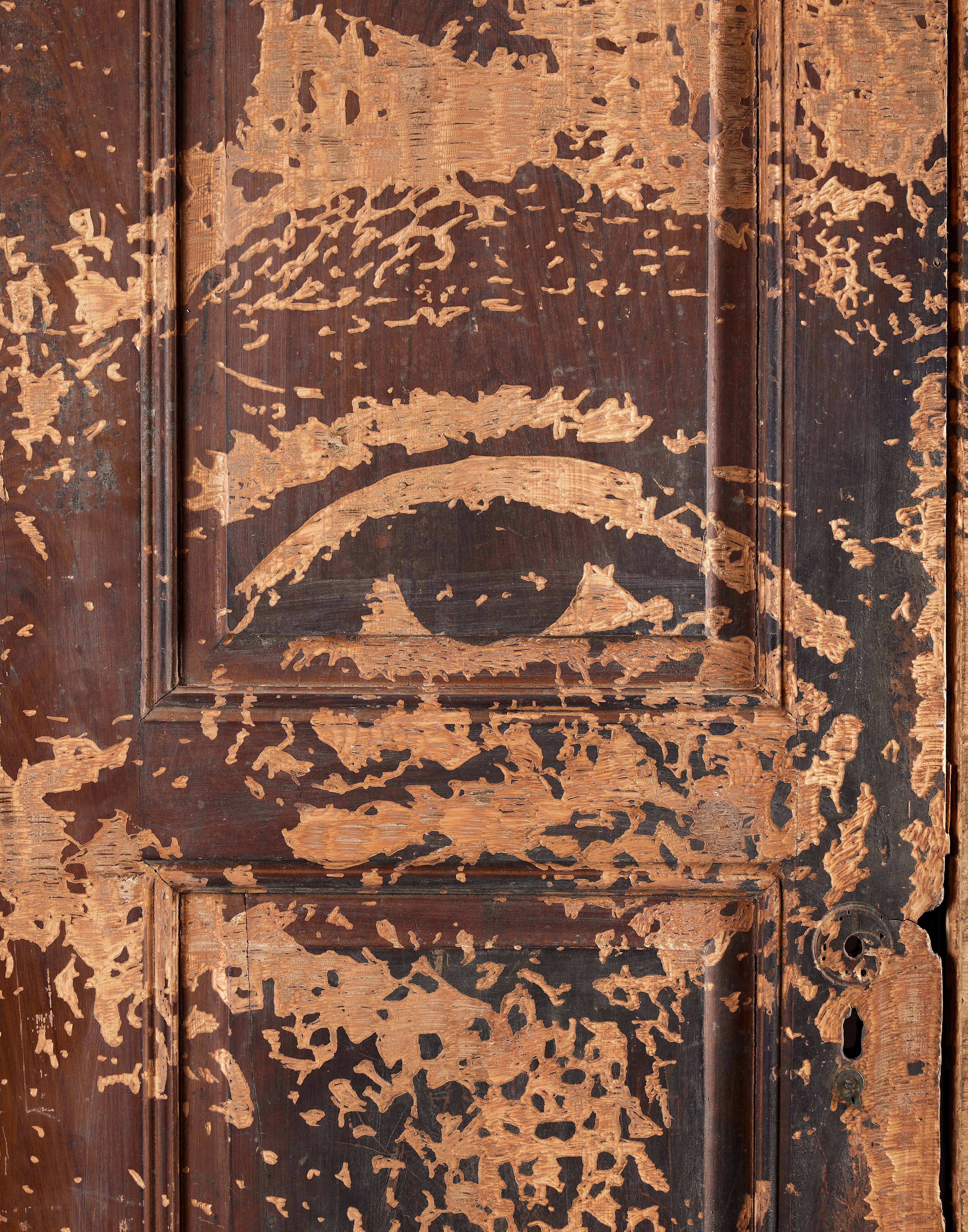 Artwork by Alexandre Farto, Lancetar Series #06 - 2014, Made of Carved wood