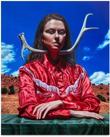In Hyperrealistic Oil Paintings, Chloe West Summons Magical Realism in the American West