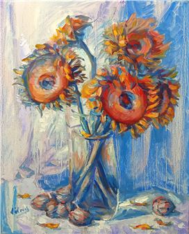 Sunflowers in vase - Alex Klas