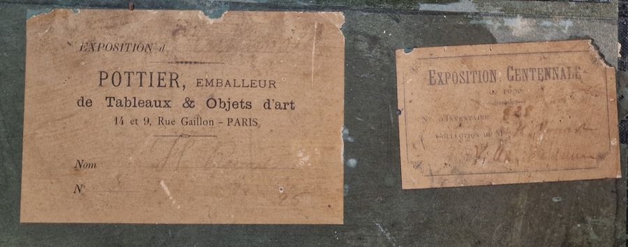 Artwork by Auguste Quantinet, From the Villa Madama in Rome / Vault of the Great Salon / Executed after Raphael's drawings by Julius Romain and Jean d'Udine, Made of drawing