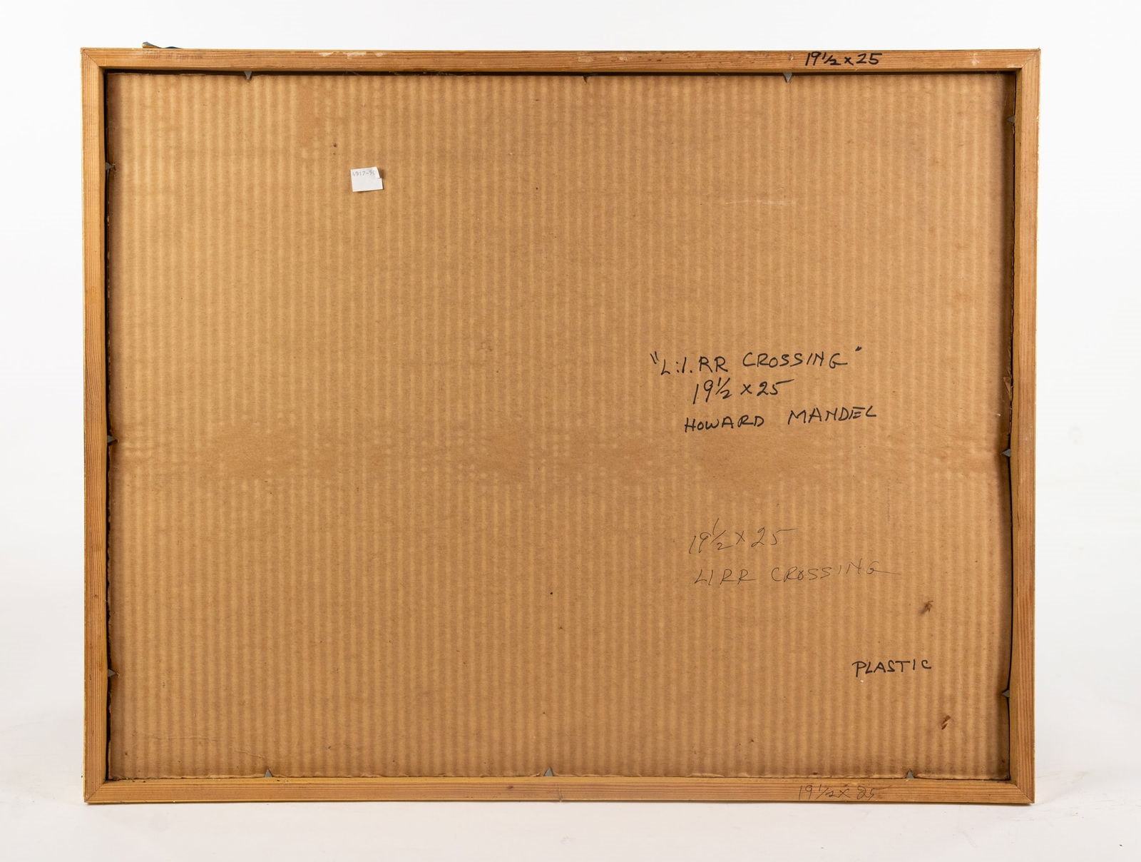 Artwork by Howard Mandel, Howard Mandel 'Lil. R.R. Crossing' Watercolor on Paper, Made of Watercolor on Paper