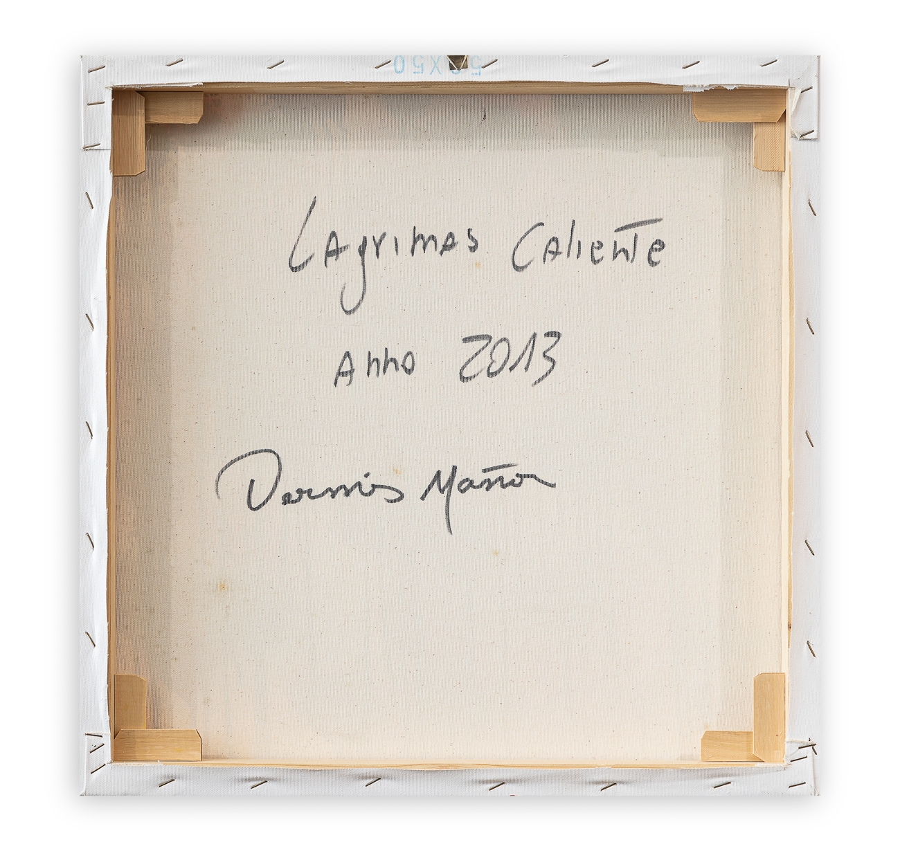 Artwork by Manon Dermis, Lagrimas Caliente, Made of tecnica mista su tela