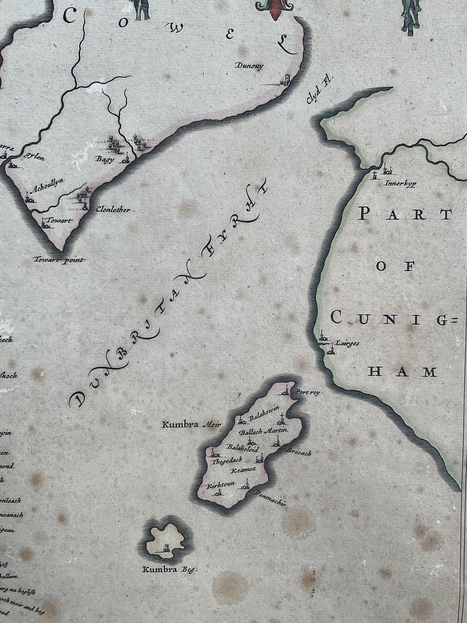 Timothy Pont | Map of the Isle of Bute, 'Buthe Insula Vulgo, The Yse Of ...