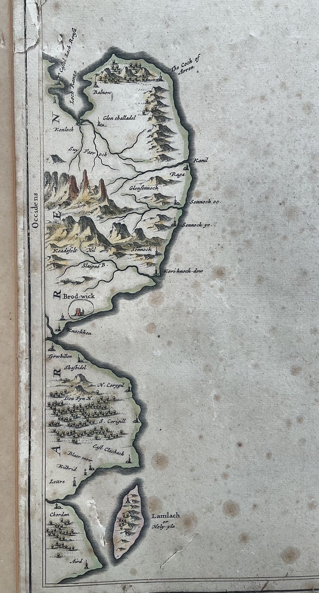 Timothy Pont | Map of the Isle of Bute, 'Buthe Insula Vulgo, The Yse Of ...