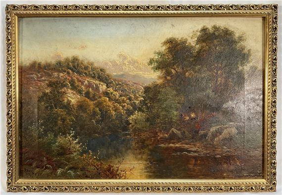 Thomas Spinks | Thomas Spinks 19th Century oil on canvas - An extensive ...