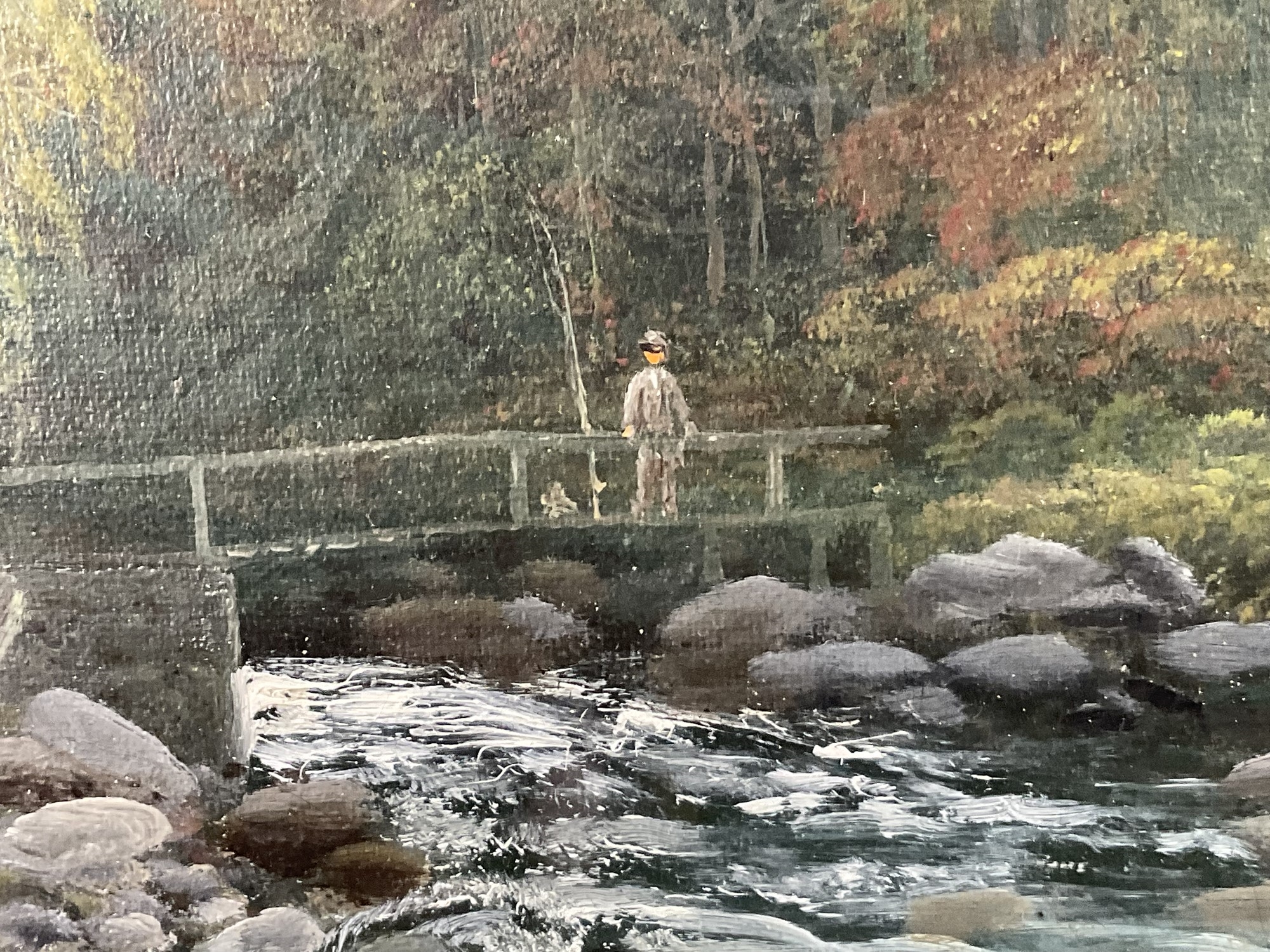 Artwork by Richard Allam, Coastal landscape; River landscape, Made of oils on canvas (2)