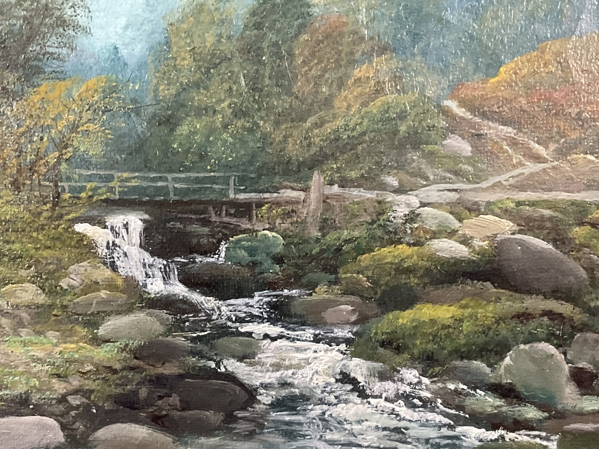 Artwork by Richard Allam, Coastal landscape; River landscape, Made of oils on canvas (2)