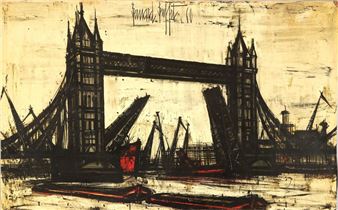 Bernard Buffet | TOWER BRIDGE (1960) | MutualArt