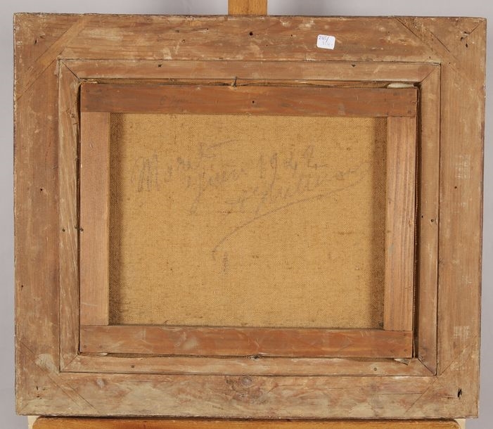 Artwork by Armand Guillaumin II, . Bridge over the Loing at Moret, Made of Oil on canvas