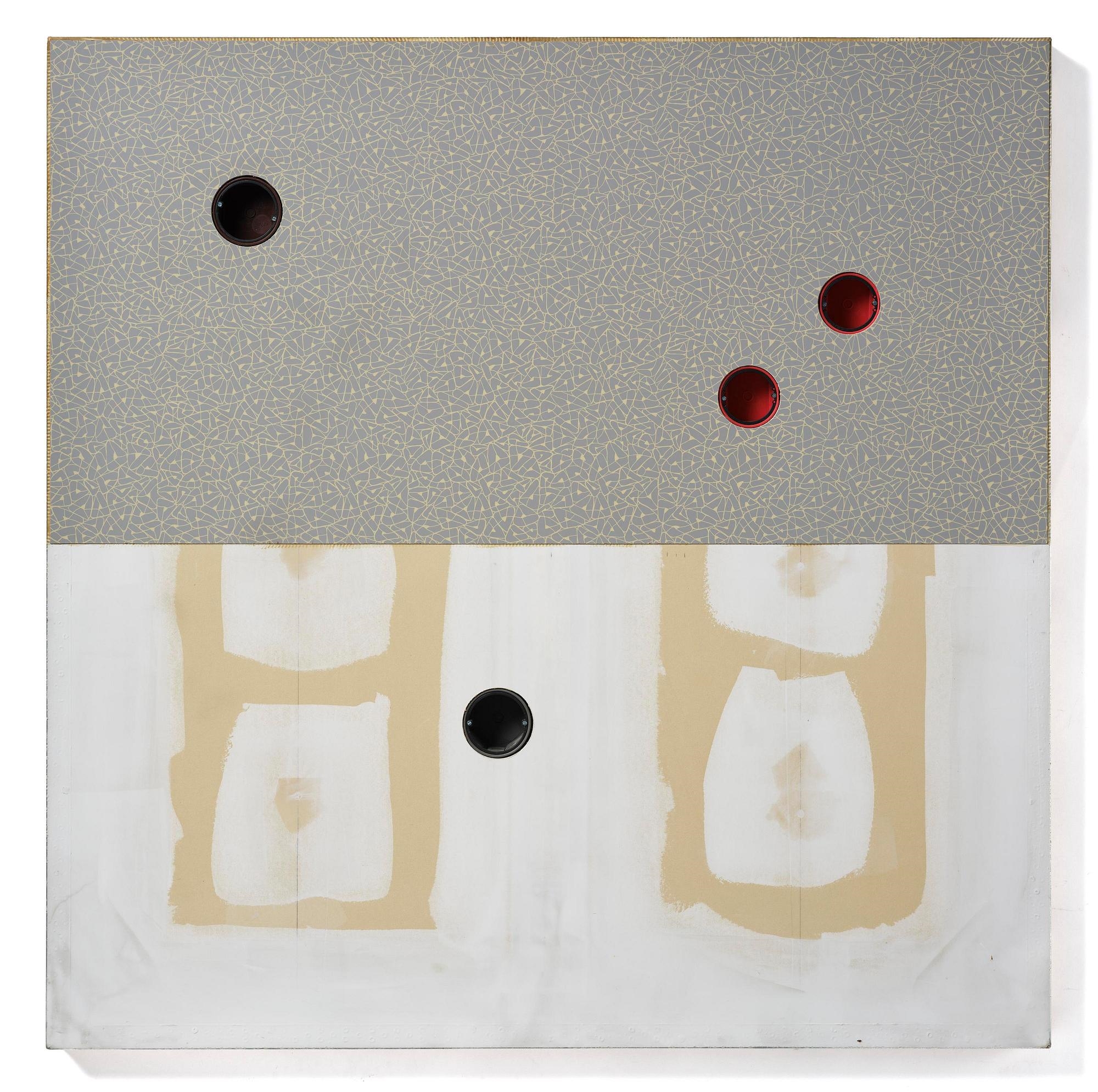 Artwork by Clay Ketter, Holy Cow, Made of Mixed media on panel