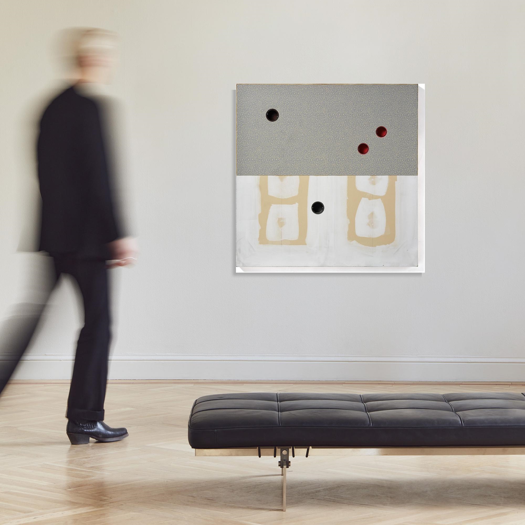 Artwork by Clay Ketter, Holy Cow, Made of Mixed media on panel