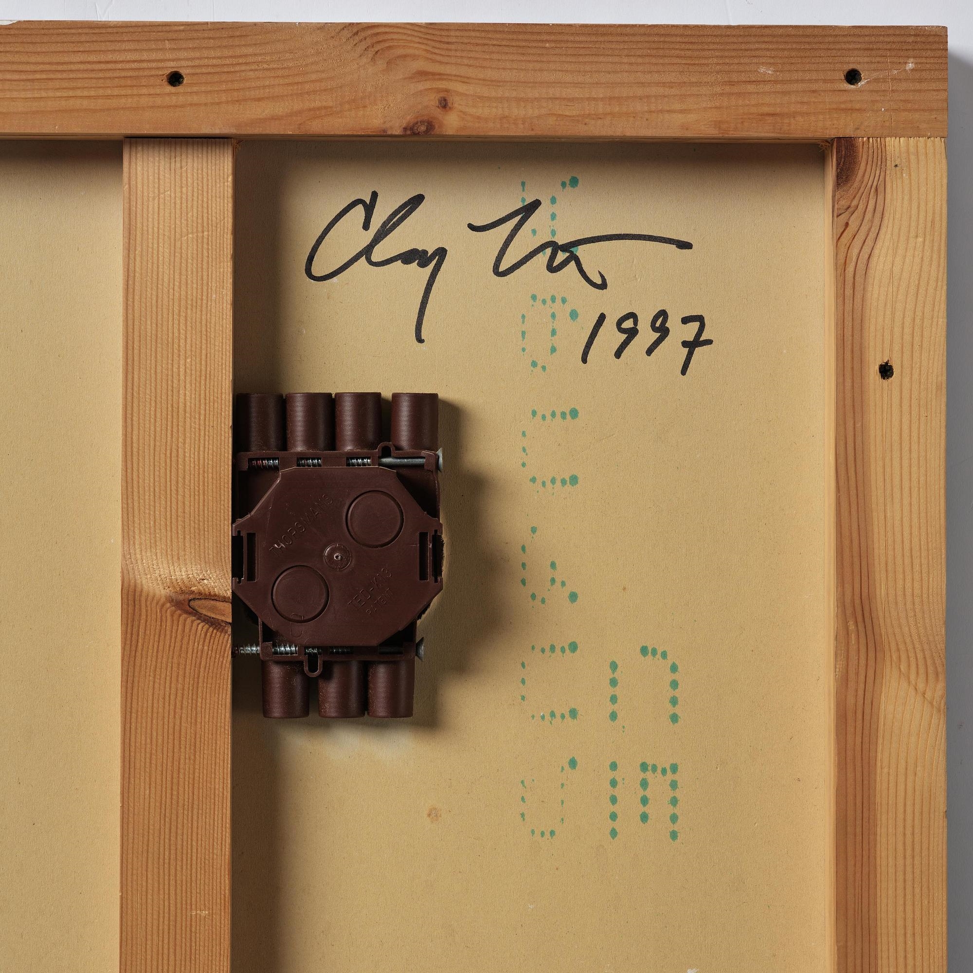 Artwork by Clay Ketter, Holy Cow, Made of Mixed media on panel