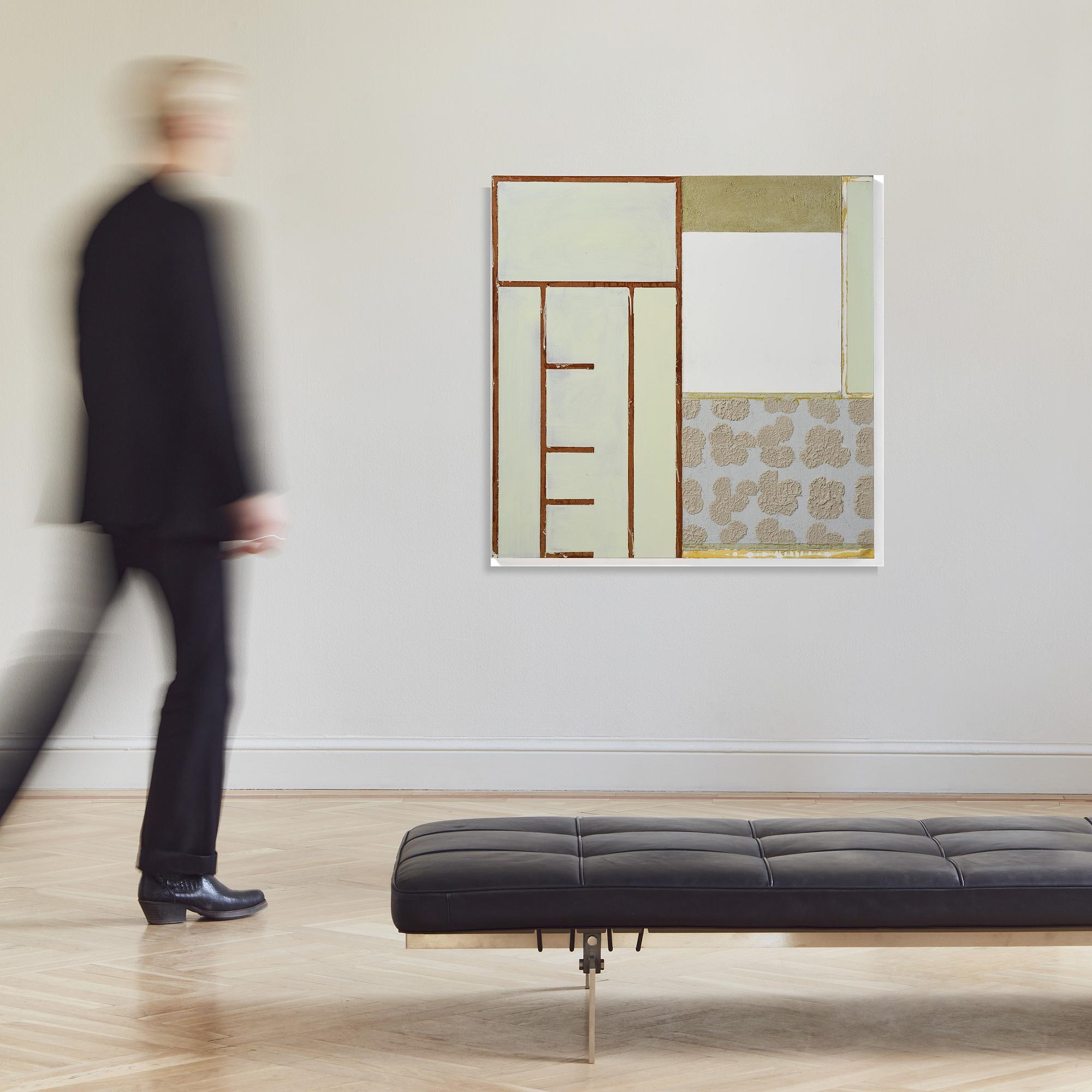 Artwork by Clay Ketter, Broom Closet Wall #1.B, Made of Mixed media on panel